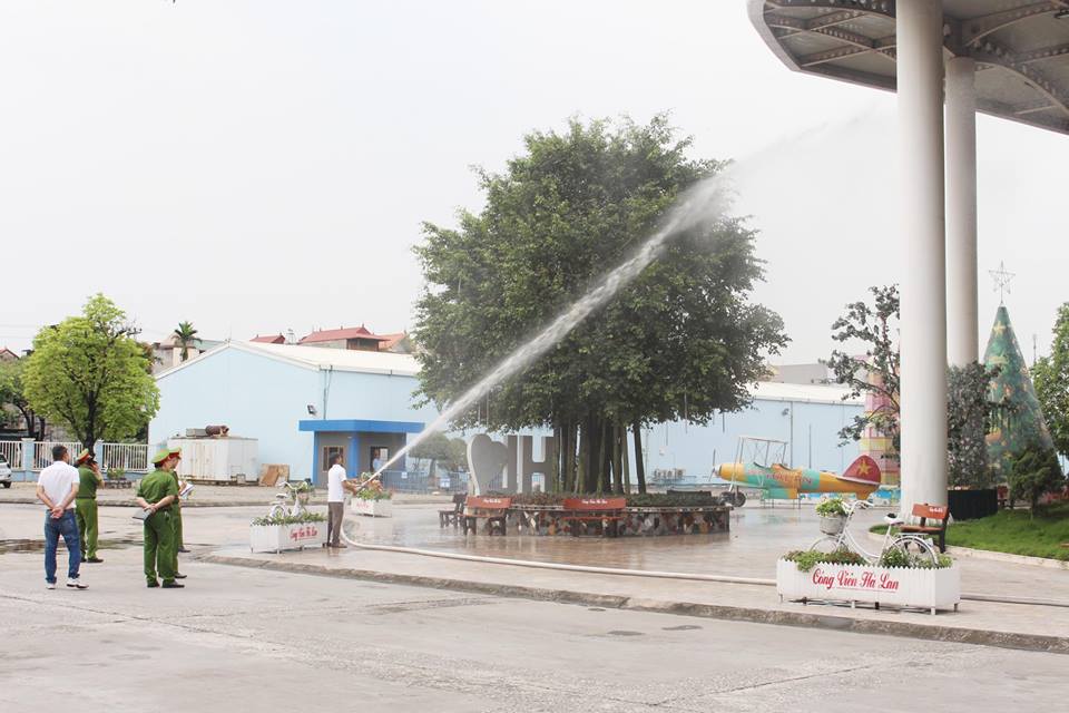 Kiểm tra công tác phòng cháy chữa cháy tại công ty TNHH Hà Lan